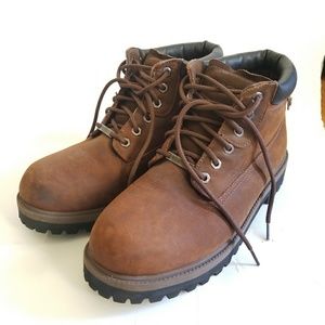 skechers mens work shoes waterproof